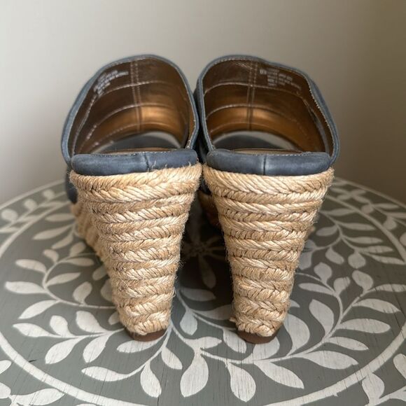 Sofft Blue Wedge Sandals - Picture 5 of 14